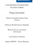 Proceso Acusatorio Adversarial