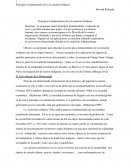 Principios Fundamentales de la Economía Solidaria