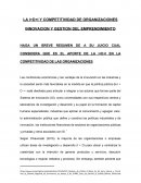 La i+d+i y competitividad de organizaciones