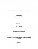 GESTION DOCUMENTAL Y ADMINISTRACION DE ARCHIVOS