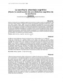 La escritura: abordaje cognitivo (Hacia la construcción de una didáctica cognitiva de la escritura)