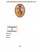 Informalidad laboral en el Peru