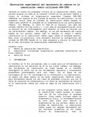Observación experimental del movimiento de cabeceo en la comunicación remota utilizando ARM-COMS