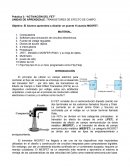 TRANSISTORES DE EFECTO DE CAMPO