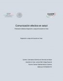 Mi aprendizaje sobre la comunicación efectiva en el campo de salud