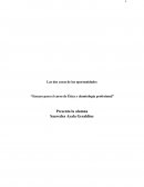 Ensayo para el curso de ética y deontología profesional