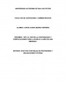 RESUMEN: “NIF C-6: USO EN LA CONTABILIDAD Y COMPLICACIONES PARA LLEVARLO A CABO EN UNA EMPRESA”