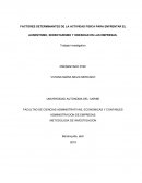 FACTORES DETERMINANTES DE LA ACTIVIDAD FISICA PARA ENFRENTAR EL AUSENTISMO, SEDENTARISMO Y OBESIDAD EN LAS EMPRESAS