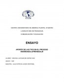APORTE DE LAS TICS EN EL PROCESO ENSEÑANZA-APRENDIZAJE