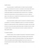Equilibrio Químico. La constante de equilibrio