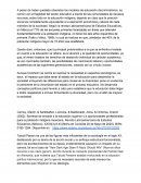 Modelos de educación discriminatorios