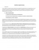 Gestion de capital humano