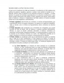 RESUMEN SOBRE LA ESTRUCTURA DEL ESTADO