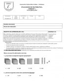 EVALUACION DE MATEMATICA. -.UNIDAD 1.- s/r