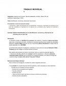 Identificación, secuencia y descripción de procesos