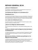 REPASO GENERAL NEGOCIACIÓN INTERNACIONAL