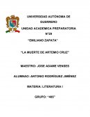 Innovación narrativa en “La muerte de Artemio Cruz”