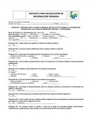 Encuesta para recolección de información primaria