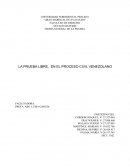 La Prueba Libre en el Proceso Civil venezolano