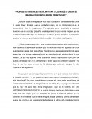 Propuesta para incentivar, motivar a los niños a crear su imaginación e impulsar su creatividad