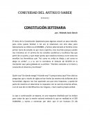 Constitucion Septenaria