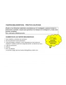 PRÁCTICA CALIFICADA. FUENTES BIBLIOGRÁFICAS