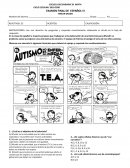 CICLO ESCOLAR: 2019-2020 EXAMEN FINAL DE ESPAÑOL