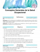 Conceptos generales de salud ocupacional