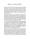 Síntesis ¨ ¿Te Atreves a Soñar? ¨