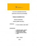 PROYECTO INDUSTRIAL: JUGO DE TUMBO CON STEVIA