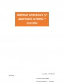 NORMAS GENERALES DE AUDITORÍA INTERNA Y GESTIÓN