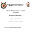 DERECHO CONSTITUCIONAL “DIVISION DE PODERES”