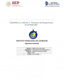 Planeación de Requerimiento de los Materiales