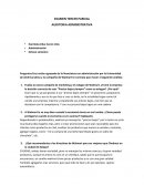 EXAMEN TERCER PARCIAL AUDITORIA ADMINISTRATIVA
