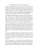 LA ORGANIZACIÓN TEXTUAL DE LOS SIGNIFICANTES