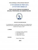 La informalidad y evasión tributaria de los comerciantes ubicados en los alrededores del mercado mayorista del distrito de Trujillo 2018