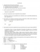 Cuestionario formas moleculares