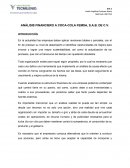 ANÁLISIS FINANCIERO A COCA-COLA FEMSA, S.A.B. DE C.V