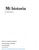 Mi historia Actividad integradora 2