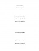 Articulo comparativo “Siguiendo a un gigante”