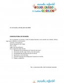 CONVOCATORIA DE REUNIÓN