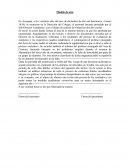 Modelo de acta