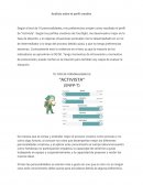 Análisis del perfil creativo