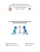 LA COMUNICACIÓN COMO ESTRATEGIA PARA LA RESOLUCION DE PROBLEMAS