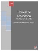 Tecnicas de negociacion "FENATS UNITARIA"