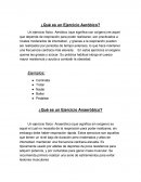 Capacidad aeróbica y anaeróbica