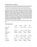 Actividad Flujo de efectivo y flujo de caja