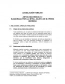 ANTOLOGIA LEGISLACION FAMILIAR