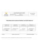 Recuperacion de cables de energia con Equipo Manitou