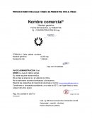 PROYECTO DE MARBETE PARA LA CAJA Y ETIQUETA DEL PRODUCTO PARA VENTA AL PÚBLICO